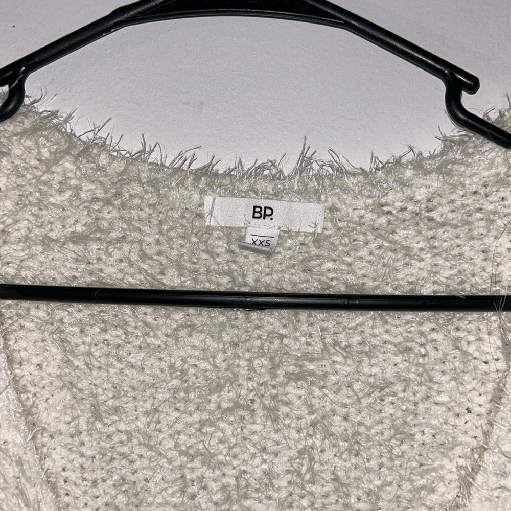 Warm cozy White crew neck